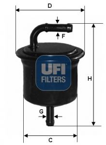 Yakıt Filtresi - UFI - 31.A16.00 Ürün Görseli