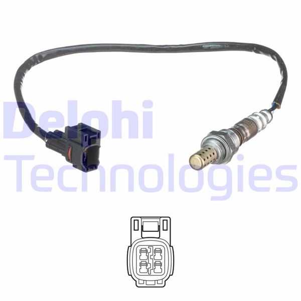 DELPHI ES21352-12B1 Emme & Egzoz Sistemi Egzoz Sensörleri - SUZUKI SX4 Sedan (GY, RW) uyumlu
