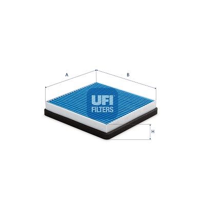 UFI 34.113.00 İklimlendirme Sistemi Polen Filtresi - SMART CITY-COUPE (450) uyumlu