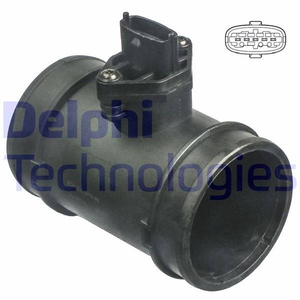 DELPHI AF10286-12B1 Motor Hava Kütle Ölçer (MAF Sensörü) - PEUGEOT BOXER Minibüs/Otobüs (230P) uyumlu