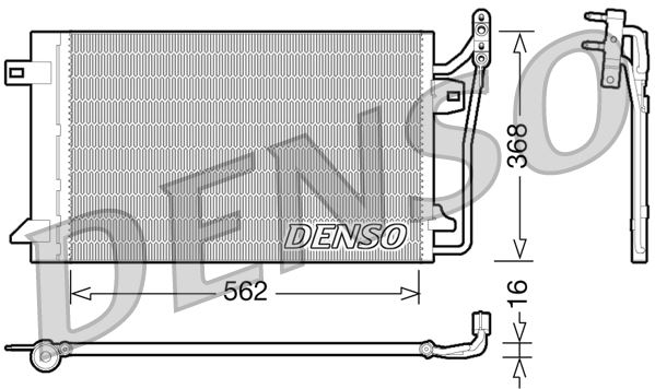 DENSO DCN10026 İklimlendirme Sistemi Klima Radyatörü