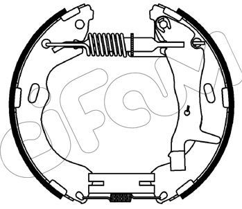 CIFAM 151-538 Fren Sistemleri Fren Pabucu - MAZDA 626 V (GF) uyumlu