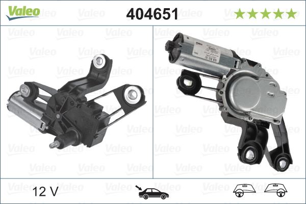 VALEO 404651 Kaporta & Gövde Parçaları Cam Silecek Mekanizması - SKODA FABIA I Combi (6Y5) uyumlu