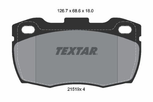 TEXTAR 2151901 Fren Sistemleri Fren Balatası - LAND ROVER DEFENDER Station Wagon (L316, L315) uyumlu