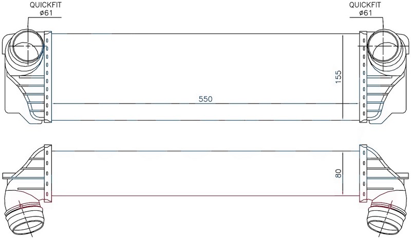 Turbo Radyatörü - IBM505080 Ürün Görseli