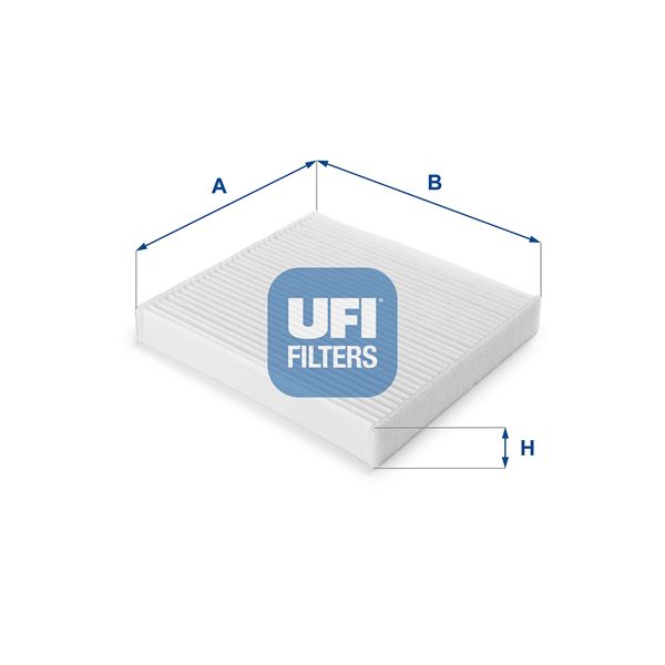 UFI 53.147.00 İklimlendirme Sistemi Polen Filtresi - TOYOTA LAND CRUISER PRADO (_J15_) uyumlu