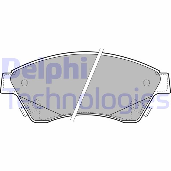 DELPHI LP2171 Fren Sistemleri Fren Balatası - OPEL ASTRA J Sports Tourer (P10) uyumlu