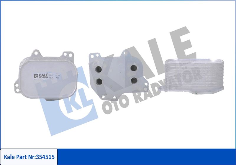 KALE OTO RADYATÖR 354515 Motor Yağ Soğutucusu - VW JETTA IV (162, 163, AV3, AV2) uyumlu