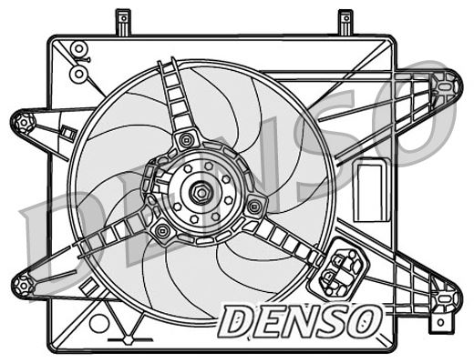 DENSO DER09088 Soğutma Sistemi Fan - FIAT MULTIPLA (186_) uyumlu