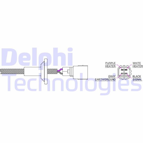 DELPHI ES20324-12B1 Emme & Egzoz Sistemi Egzoz Sensörleri - LEXUS LS (_F2_) uyumlu