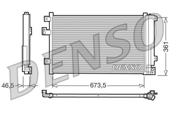 Klima Radyatörü - DENSO - DCN09084 Ürün Görseli