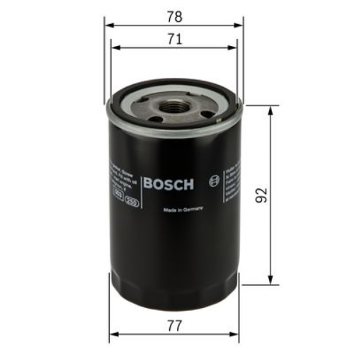 BOSCH F 026 407 017 Motor Yağ Filtresi - FORD FOCUS II (DA_, HCP, DP) uyumlu