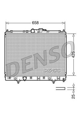 DENSO DRM45006 Soğutma Sistemi Su Soğutucu & Parçaları - MITSUBISHI PAJERO PININ I (H6_W, H7_W) uyumlu