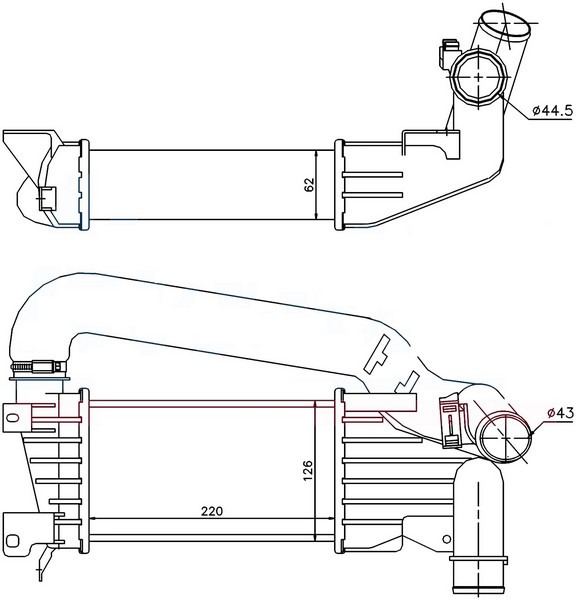 Turbo Radyatörü - IOP514062 Ürün Görseli