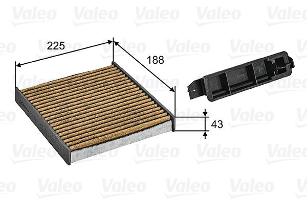 VALEO 701030 İklimlendirme Sistemi Polen Filtresi - DACIA LOGAN (LS_) uyumlu