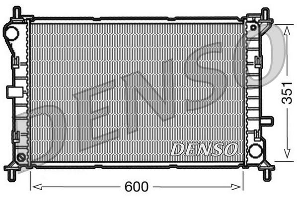 DENSO DRM10051 Soğutma Sistemi Su Soğutucu & Parçaları - FORD FOCUS I (DAW, DBW) uyumlu