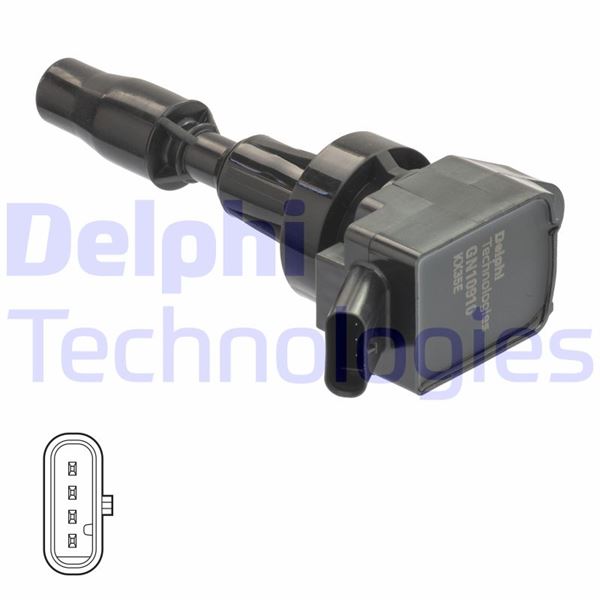 DELPHI GN10910-12B1 Ateşleme Sistemi Ateşleme Bobini - KIA CEE'D (JD) uyumlu
