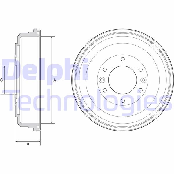 DELPHI BF555 Fren Sistemleri Fren Kampanası - HYUNDAI H-1 Travel (TQ) uyumlu