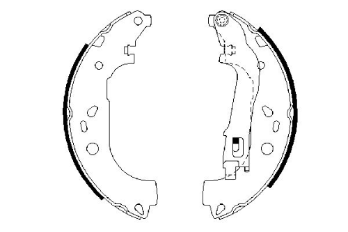 BOSCH 0 986 487 717 Fren Sistemleri Fren Pabucu - FIAT DOBLO Cargo (263_) uyumlu