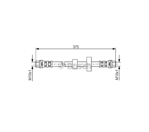 BOSCH 1 987 476 698 Fren Sistemleri Fren Hortumları - VW TRANSPORTER T4 Minibüs/Otobüs (70B, 70C, 7DB, 7DK, 70J, 70K, uyumlu