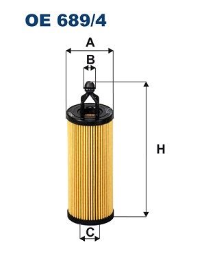 FILTRON OE 689/4 Motor Yağ Filtresi - JEEP GRAND CHEROKEE IV (WK, WK2) uyumlu