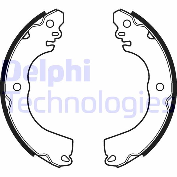 DELPHI LS2104 Fren Sistemleri Fren Pabucu - PEUGEOT ION uyumlu