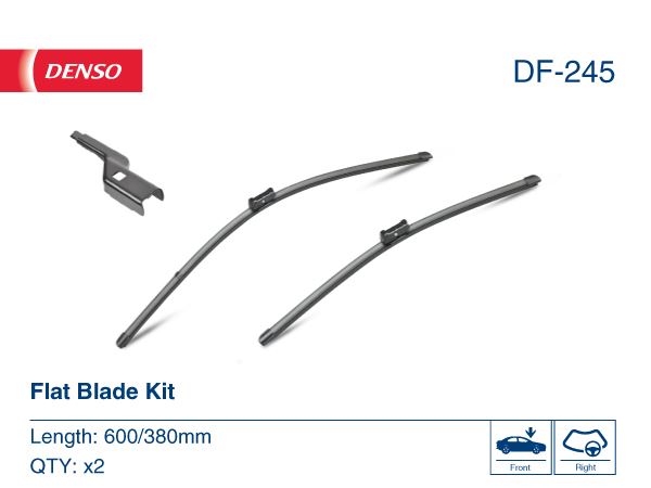 DENSO DF-245 Kaporta & Gövde Parçaları Cam Silecek Mekanizması - AUDI A1 (8X1, 8XK) uyumlu