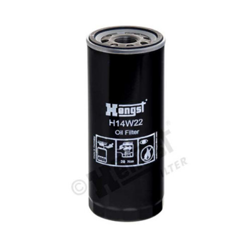 HENGST FILTER H14W22 Motor Yağ Filtresi - AUDI A6 C5 (4B2, 4B4) uyumlu