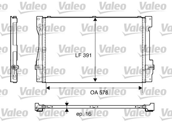 VALEO 817675 İklimlendirme Sistemi Klima Radyatörü - VOLVO 850 Station wagon (855) uyumlu