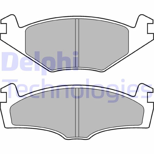 DELPHI LP979 Fren Sistemleri Fren Balatası - VW POLO II (86C, 80) uyumlu