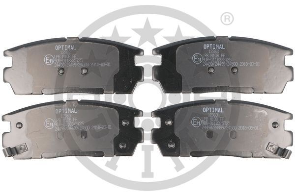 OPTIMAL BP-12363 Fren Sistemleri Fren Balatası - OPEL ANTARA A (L07) uyumlu