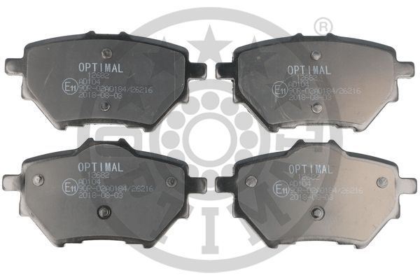 OPTIMAL BP-12682 Fren Sistemleri Fren Balatası - CITROËN C4 GRAND PICASSO II (DA_, DE_) uyumlu