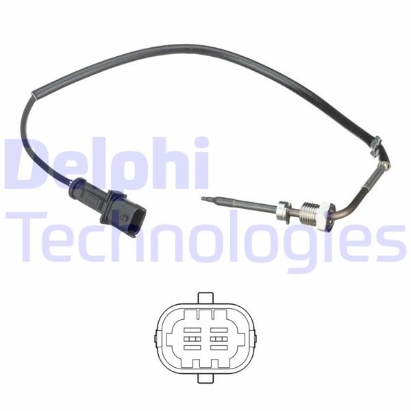 DELPHI TS30195 Emme & Egzoz Sistemi Egzoz Sensörleri - JEEP COMPASS (MK49) uyumlu