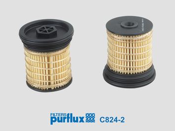 PURFLUX C824-2 Yakıt Sistemi Yakıt Filtresi - OPEL ANTARA A (L07) uyumlu