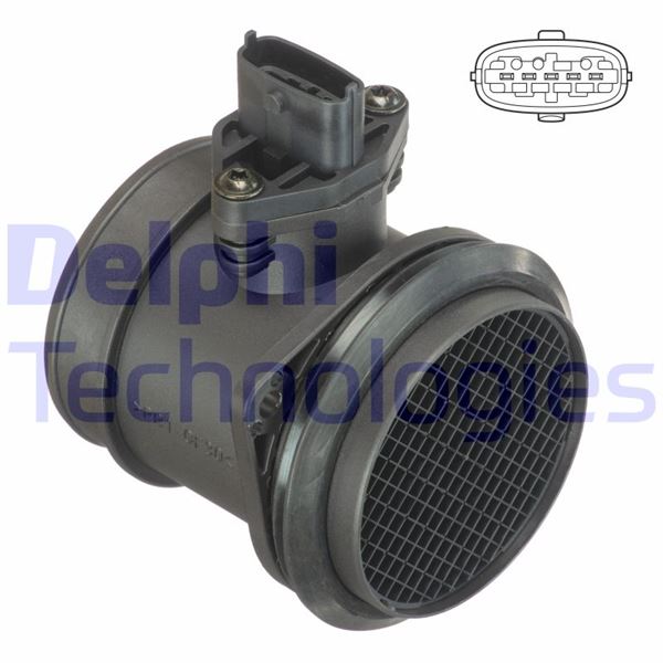 DELPHI AF10411-12B1 Motor Hava Kütle Ölçer (MAF Sensörü) - VOLVO S40 II (544) uyumlu