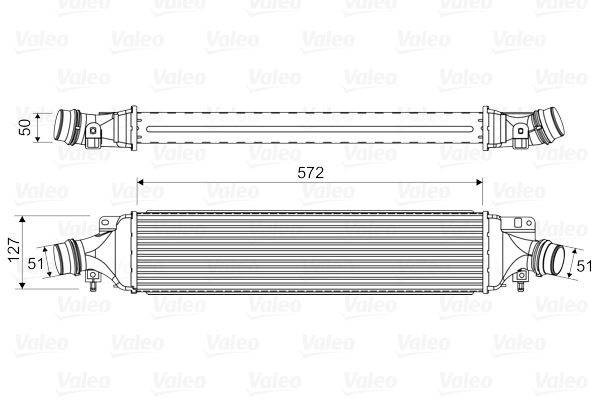 VALEO 818329 Motor Turbo Radyatörü - OPEL CORSA D (S07) uyumlu