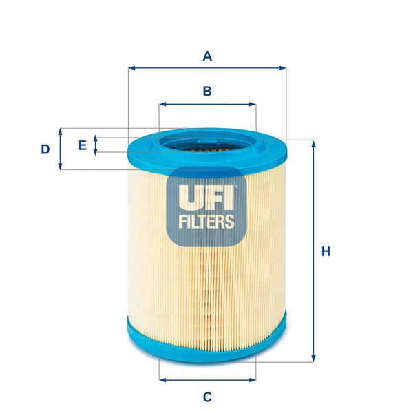 UFI 27.606.00 Motor Hava Filtresi - ALFA ROMEO BRERA (939_) uyumlu
