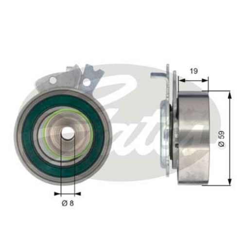 GATES T43038 Motor Kayış Kasnağı - OPEL CORSA A Hatchback (S83) uyumlu