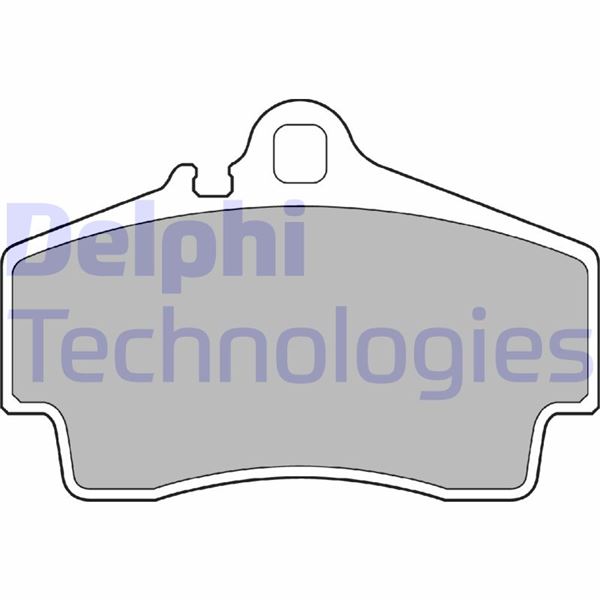 DELPHI LP1301 Fren Sistemleri Fren Balatası - PORSCHE BOXSTER Spyder (987) uyumlu
