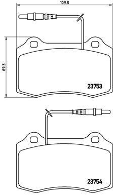 VALEO 670466 Fren Sistemleri Fren Balatası - PEUGEOT 406 Coupe (8C) uyumlu