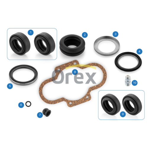Kaliper Toz Lastik Ve Keçe Takımı - OREX - 813261