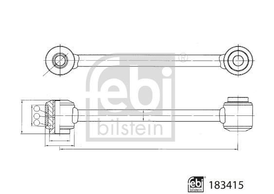 FEBI BILSTEIN 183415 Süspansiyon Sistemi Stabilizatör - MERCEDES-BENZ C-SERISI Coupe (C205) uyumlu