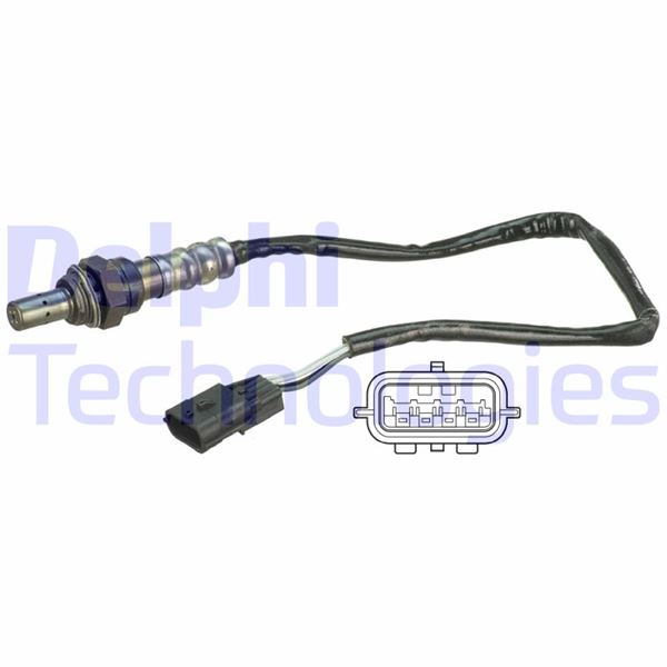 DELPHI ES20679-12B1 Emme & Egzoz Sistemi Egzoz Sensörleri - RENAULT CLIO III (BR0/1, CR0/1) uyumlu