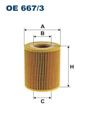 FILTRON OE 667/3 Motor Yağ Filtresi - JAGUAR XF I (X250) uyumlu