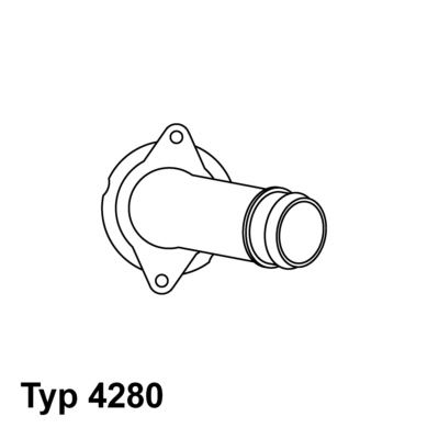 BorgWarner (Wahler) 4280.85D Motor Termostat - MERCEDES-BENZ T1 Panelvan/Van (601, 611) uyumlu