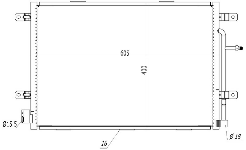 Klima Radyatörü - CAU158016