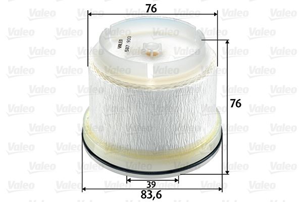 VALEO 587933 Yakıt Sistemi Yakıt Filtresi - LEXUS IS II (_E2_) uyumlu
