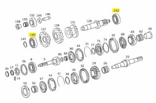 Rulman - MERCEDES ORIJINAL - A0099813105 Ürün Görseli