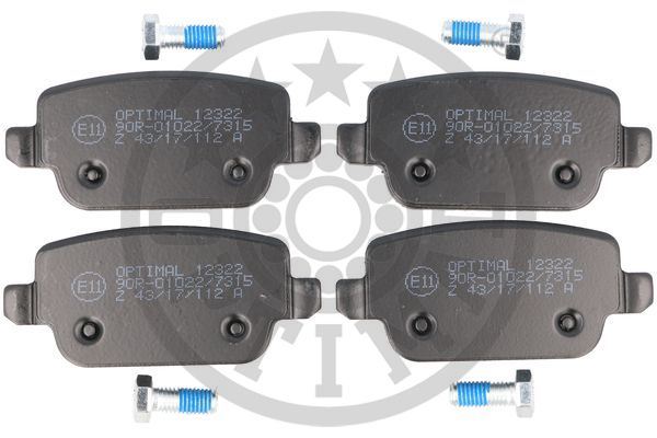 OPTIMAL BP-12322 Fren Sistemleri Fren Balatası - LAND ROVER FREELANDER 2 (L359) uyumlu
