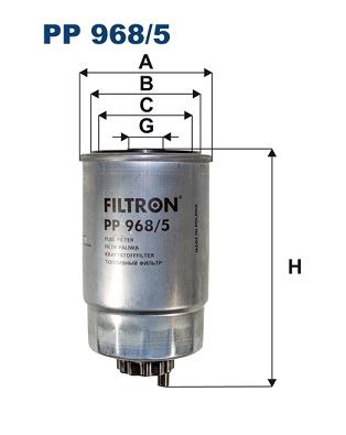 FILTRON PP 968/5 Yakıt Sistemi Yakıt Filtresi - JEEP WRANGLER III (JK) uyumlu